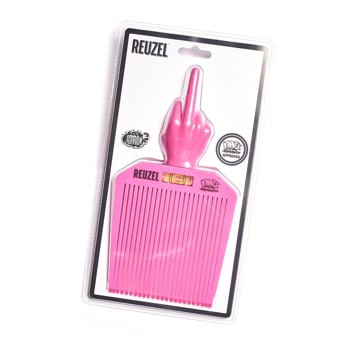REUZEL UK Reuzel Flat Top Comb Duo in packaging, featuring two professional hair combs with flat-top design for grooming.
