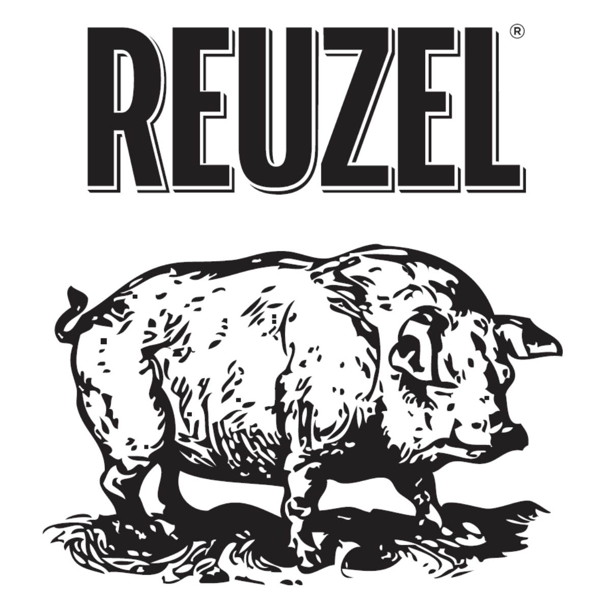 Reuzel UK gift card featuring the Reuzel logo and pig mascot, ideal for gifting grooming products or barber services.