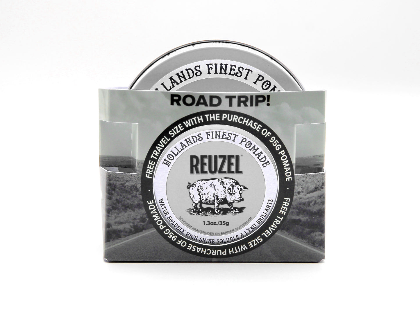 Road Trip 2025: FREE CLAY Pomade 1.3oz with Red 3.38oz Purchase!