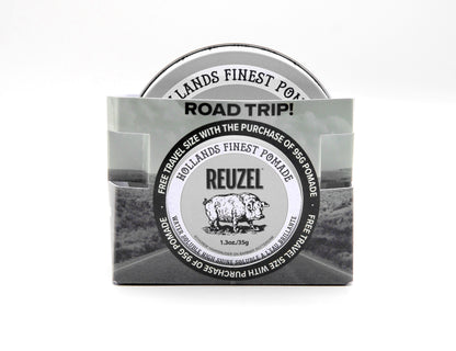Road Trip 2025: FREE CLAY Pomade 1.3oz with Red 3.38oz Purchase!