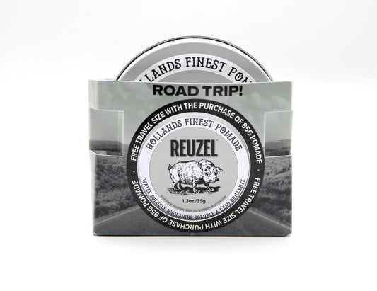 Road Trip 2025: FREE CLAY Pomade 1.3oz with Red 3.38oz Purchase!
