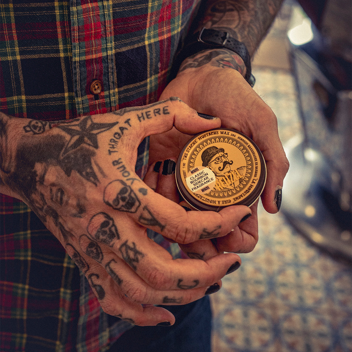 Reuzel Mustache Wax Bourbon Sidecar