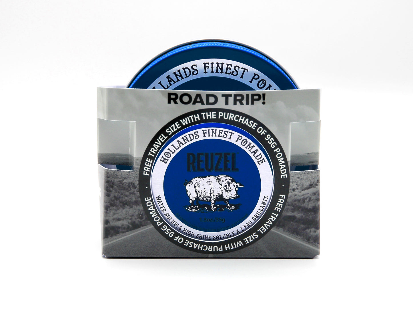 Road Trip 2025: FREE FIBER Pomade 1.3oz with Red 3.38oz Purchase!