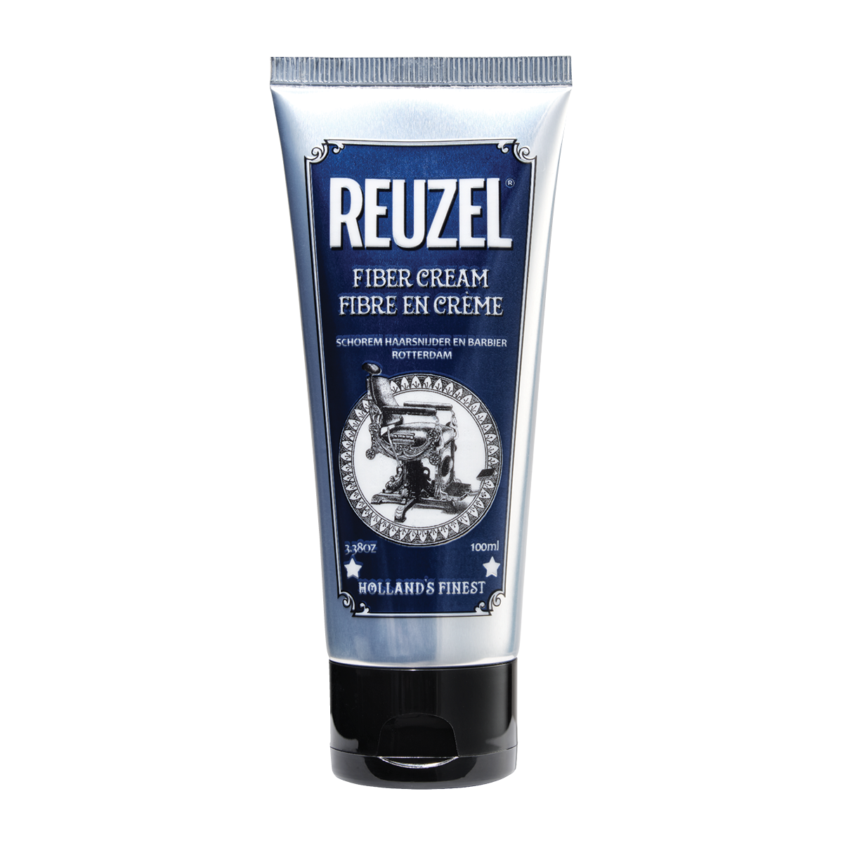 Reuzel fiber cream tube on a white background