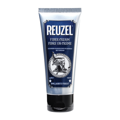 Reuzel fiber cream tube on a white background