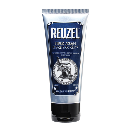 Reuzel fiber cream tube on a white background
