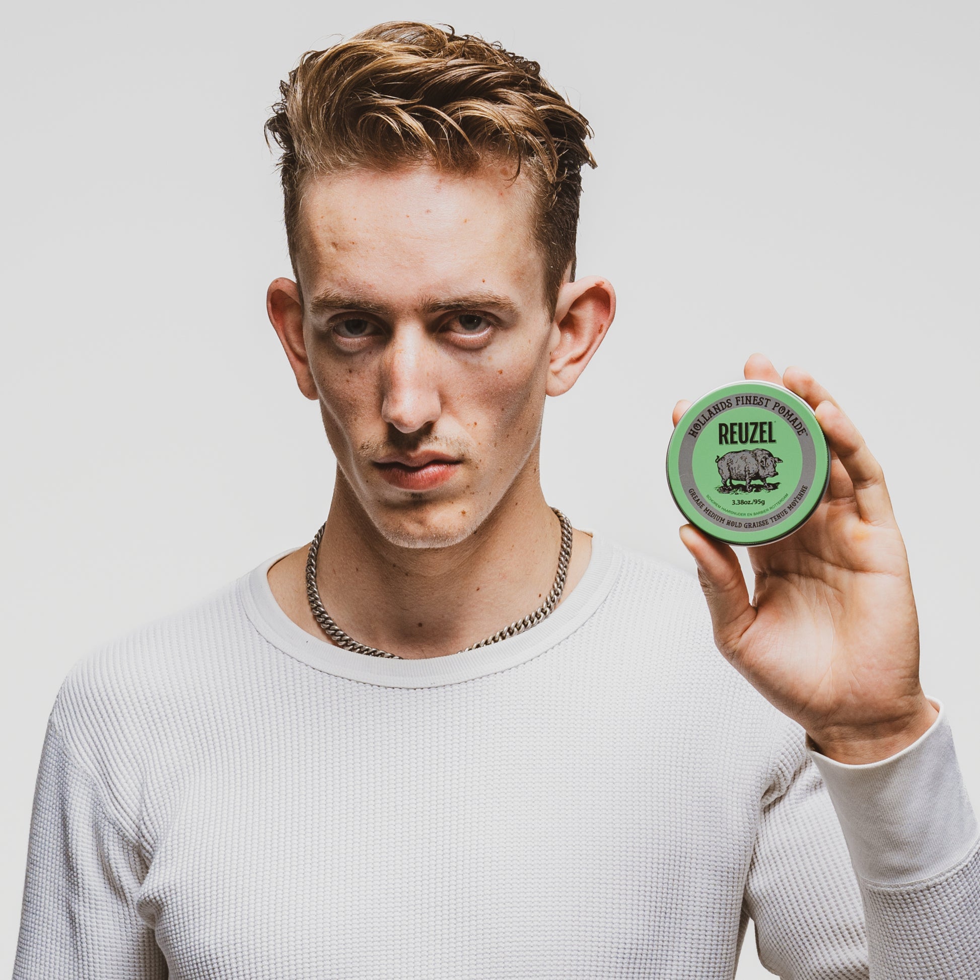 Reuzel Green Pomade | Classic Grease Medium Hold & Shine
