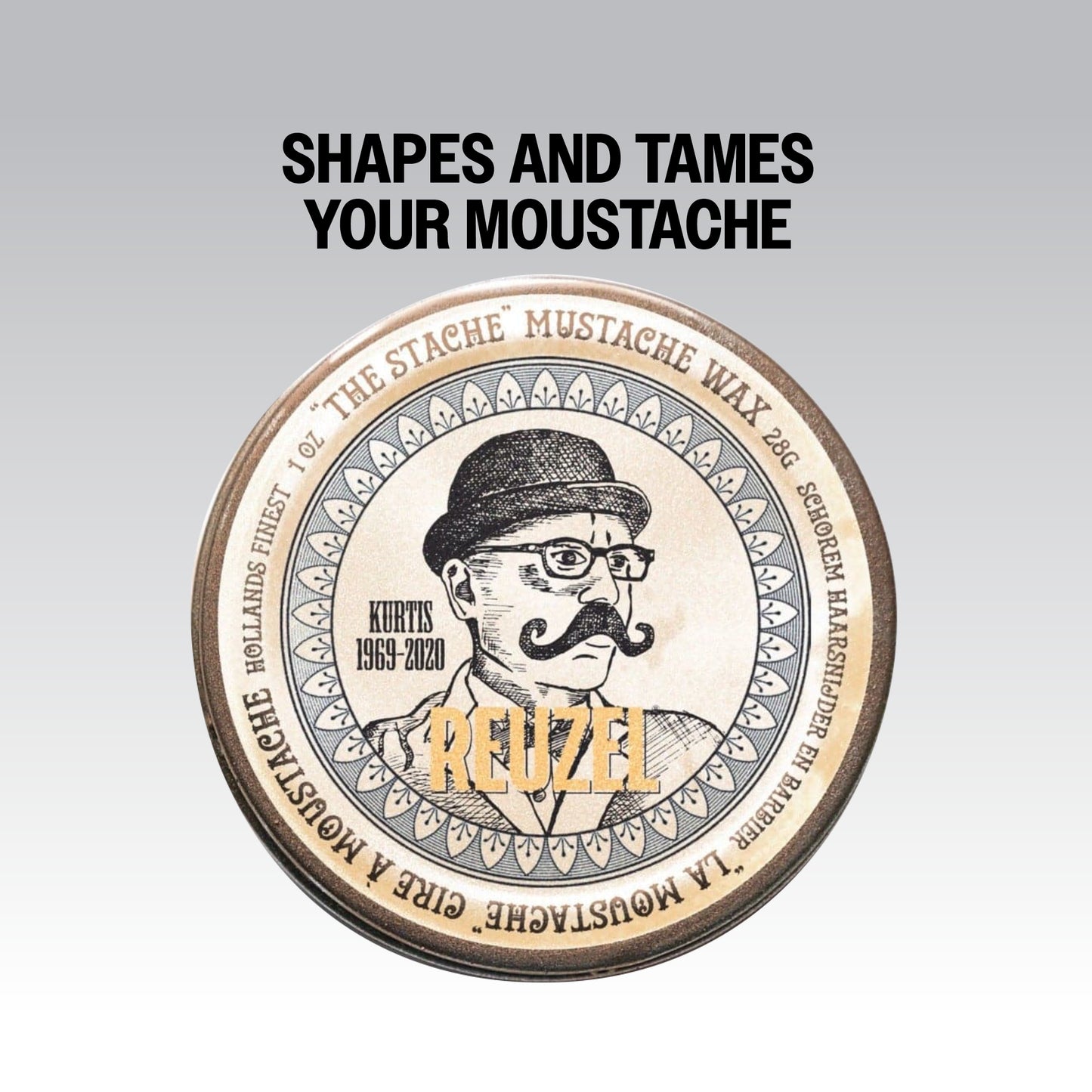 Mustache Wax The Stache by Reuzel for Men