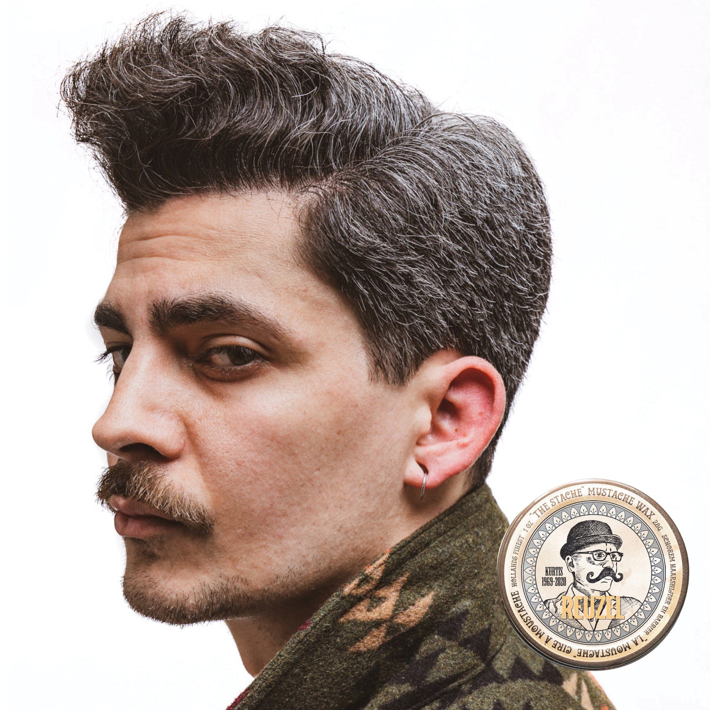 Mustache Wax The Stache by Reuzel for Men