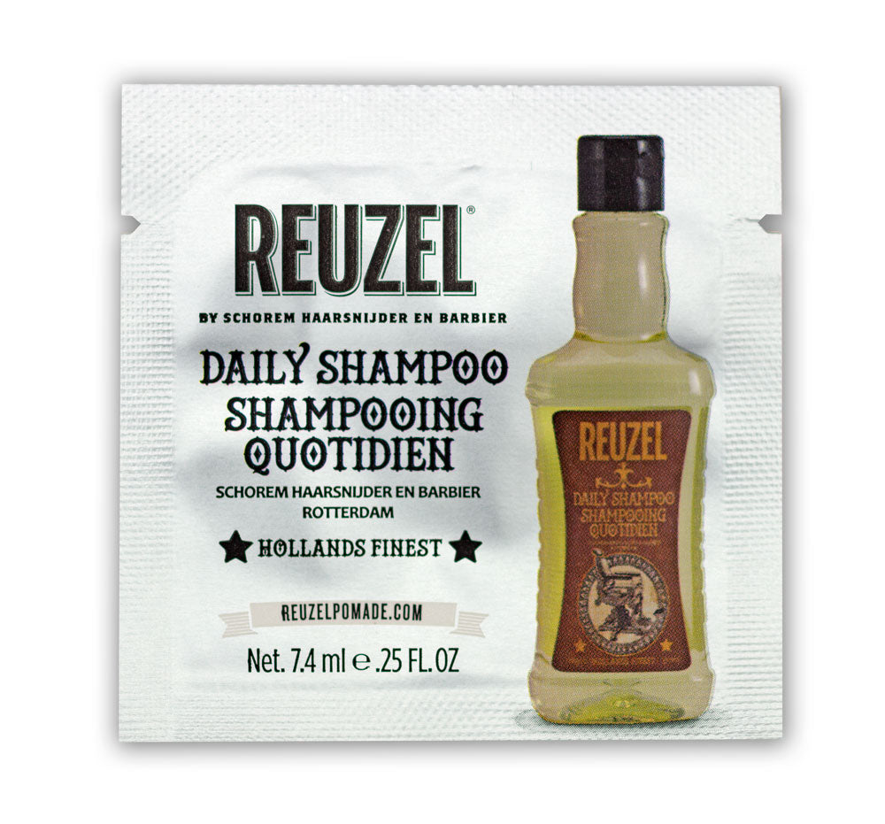 Daily Shampoo Pack by Reuzel for Men - 0.25 oz Shampoo (Sample)